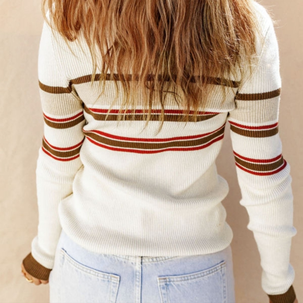 💜 New Ribbed Henley - Picture 4 of 11